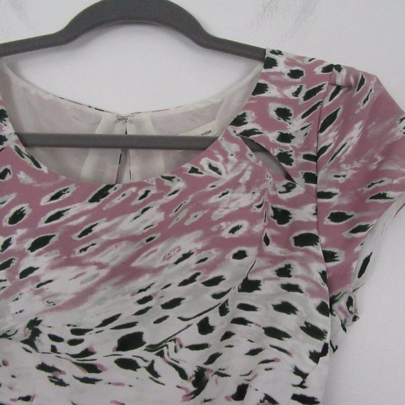 Silence + Noise Multi Color Ombre Cheetah Print Dress - Picture 3 of 9